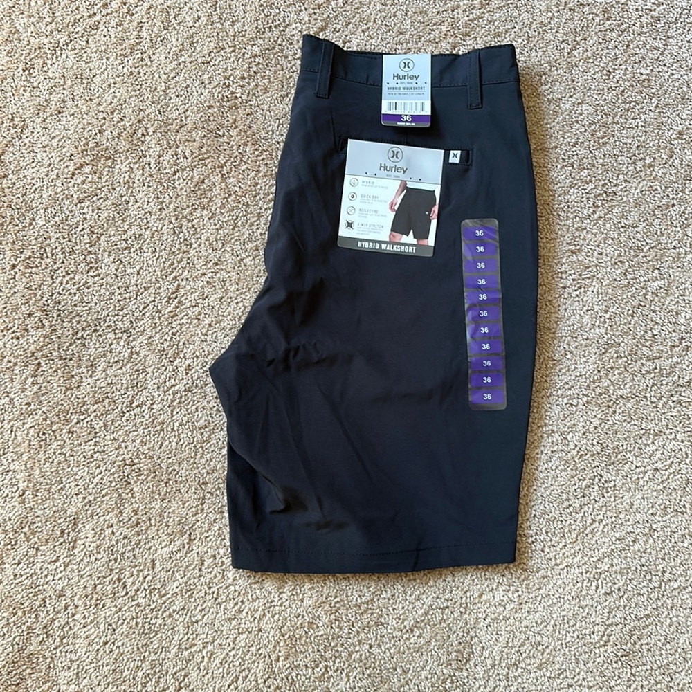 Men’s Hurley Hybrid Walkshort size 36 NWT